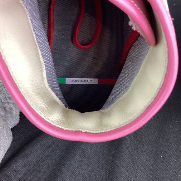 French Kiss by Donald Brooks Pink and Purple Sporty High-Top Sneakers,  Men's 11 - Picture 9 of 10